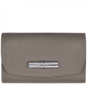 Longchamp Le Roseau Wallet Turtledove | 9034267-GN