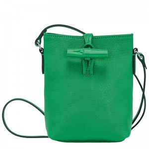 Longchamp Le Roseau Xs Crossbody Bag Grün | 3967415-RD