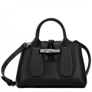 Longchamp Le Roseau Xs Handbag Schwarz | 8572460-OH
