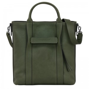 Longchamp Longchamp 3d L Tote Bag Khaki | 5396108-DR