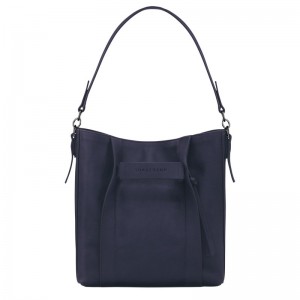 Longchamp Longchamp 3d M Hobo Bag Bilberry | 7201356-SO