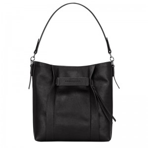 Longchamp Longchamp 3d M Hobo Bag Schwarz | 1726409-LV