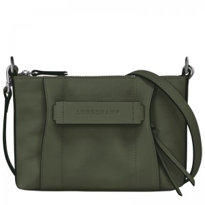 Longchamp Longchamp 3d S Crossbody Bag Khaki | 1085364-BS