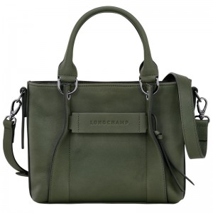Longchamp Longchamp 3d S Handbag Khaki | 3782450-SX