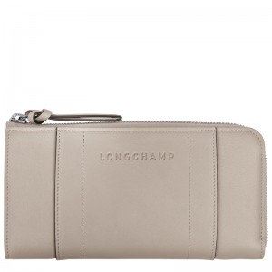 Longchamp Longchamp 3d Zip Around Wallet Clay | 2789160-WI