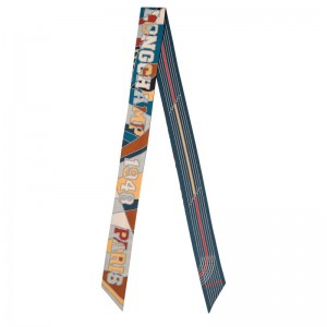Longchamp Longchamp League Headband Blau | 7382659-NT