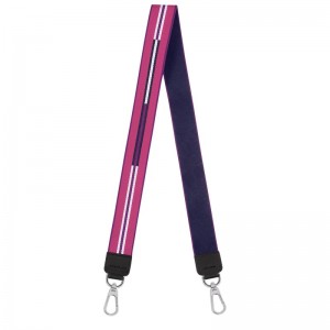 Longchamp Longchamp Rayures Shoulder Strap Violet | 9810563-VL