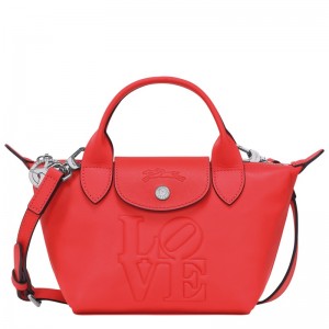 Longchamp Longchamp X Robert Indiana Xs Handbag Rot | 7985062-GQ