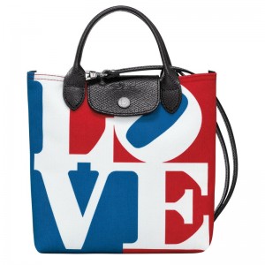 Longchamp Longchamp X Robert Indiana Xs Crossbody Bag Weiß | 5983760-XG
