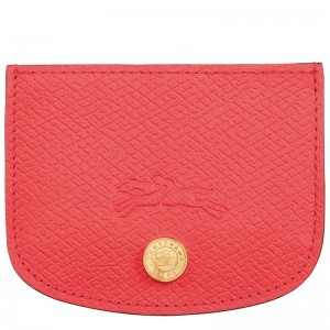 Longchamp Épure Card Holder Strawberry | 8619203-UX